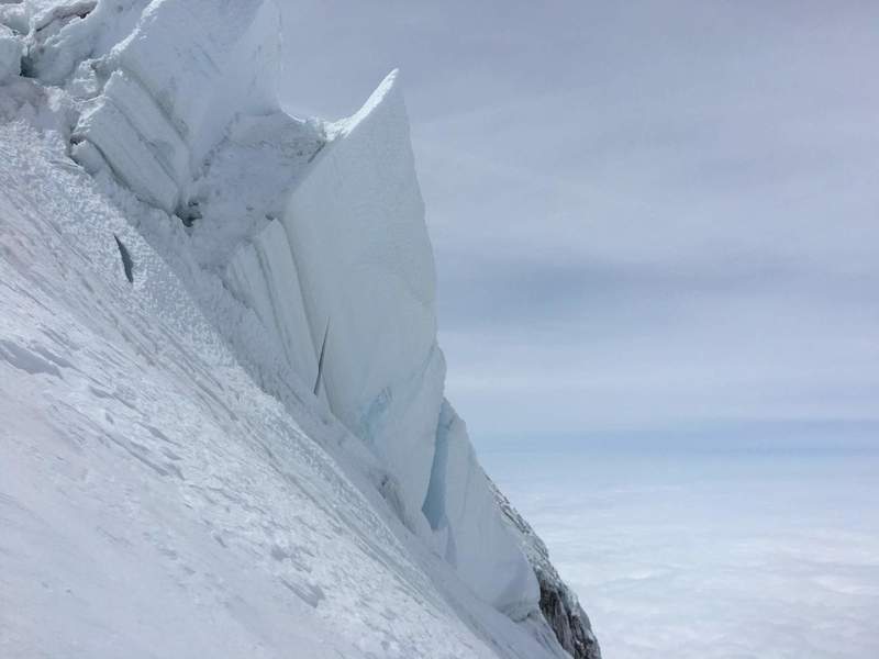 High up on Liberty ridge