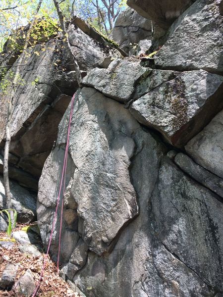 The V0 boulder problem. Really cool feature.