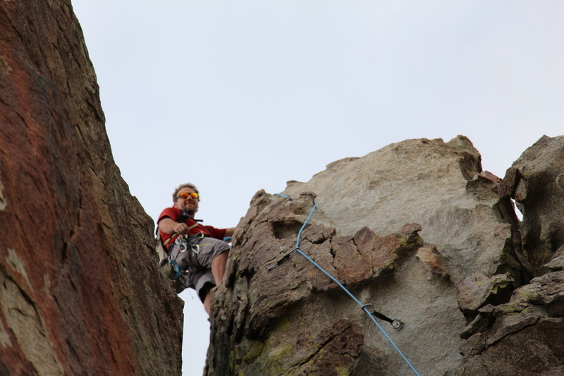 Final pitch, near the summit.