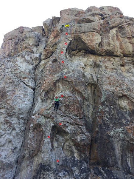 Colossus, 10c, 9 bolts