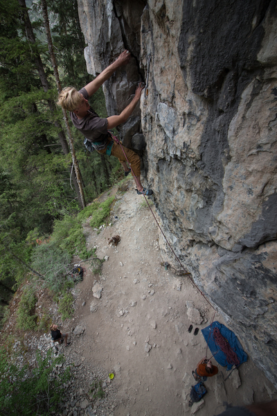 Dillon getting deep into the sharp crack, like a sharp cheese