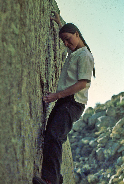 Kathy Kocon on Roybals Wall early70's