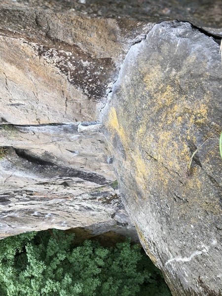 Top of second pitch, fingers section