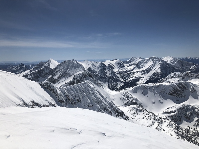 Looking South towards St Mary's and Greywolf from the summit of the Sheepshead(April2018)