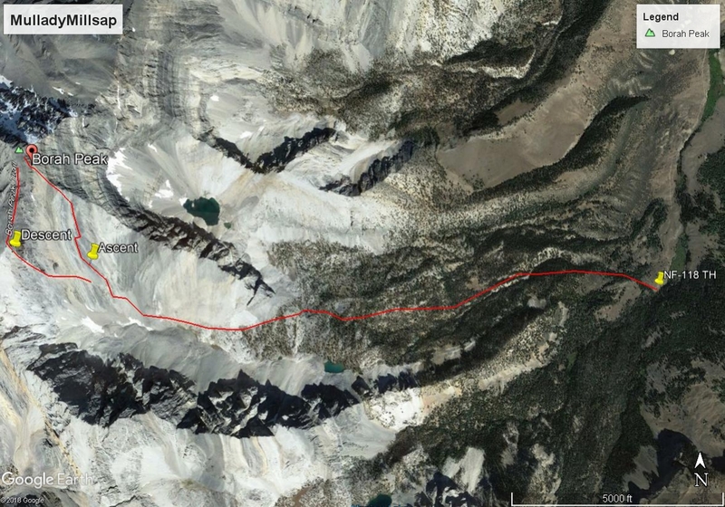 Route topo using Google Earth