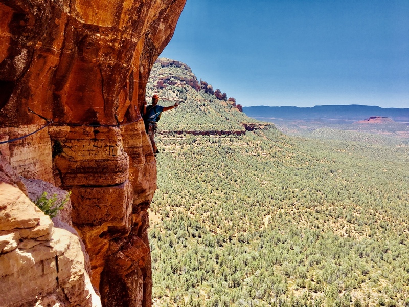 The traverse is so good! One of the best pitches of its grade I have ever climbed!