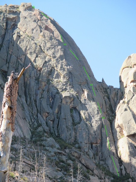 North Buttress of Acid Rock.