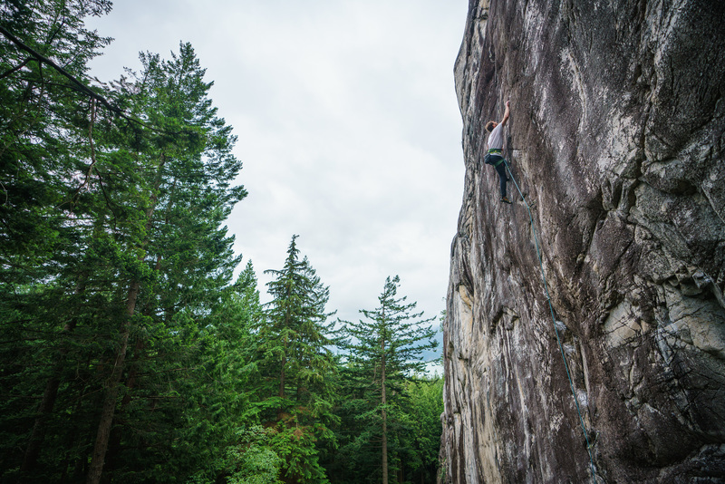 Rock Climb The Flingus Cling, British Columbia