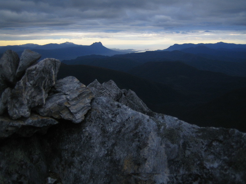 Rock Climbing in Federation Peak, Australia