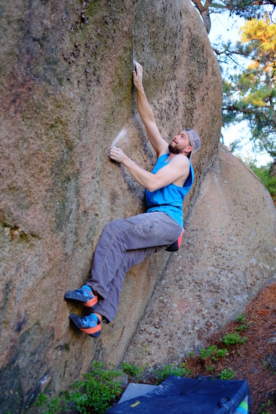 Ethan "limit bouldering".
