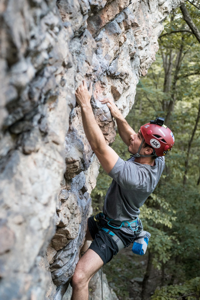 Top half of the climb