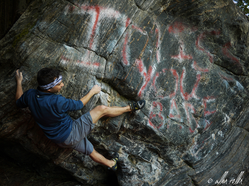 Great climb, poor Graffiti