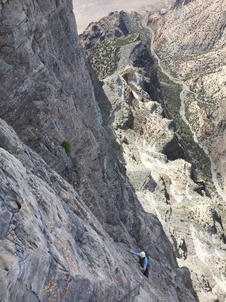 Bertram K coming up pitch 8 or 9. Spectacular position.