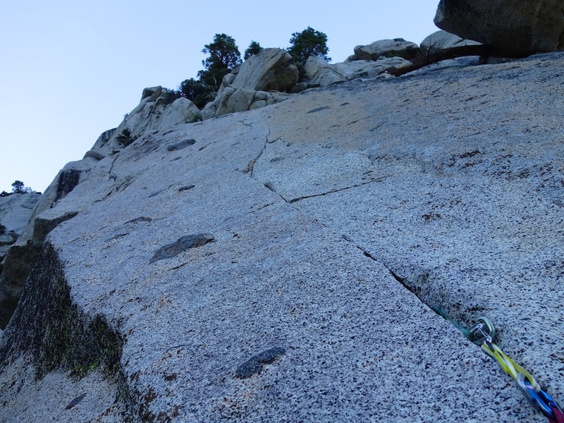 The final part of Pitch 2 (or Pitch 3) to the top.