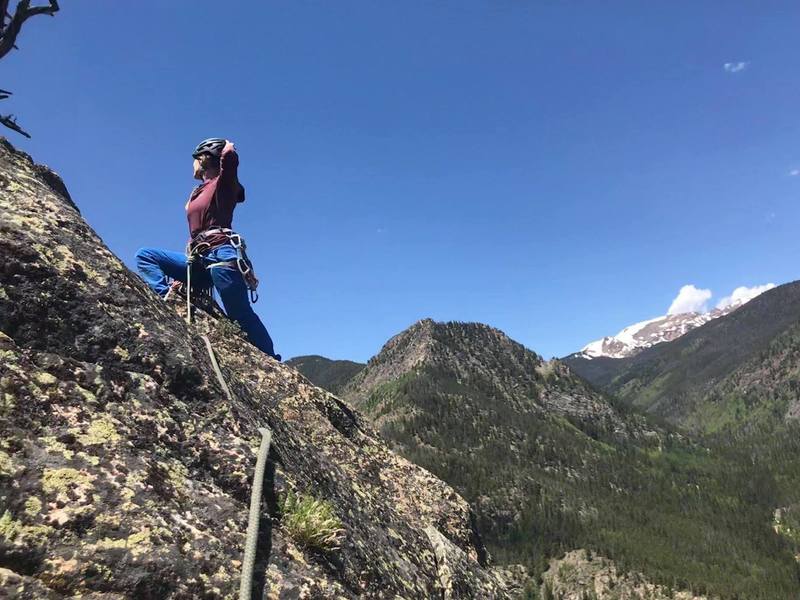 Miss Tera enjoying the view.