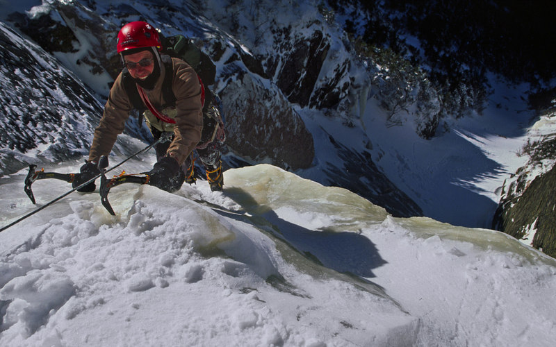 Jim Nupp at the top of the main bulge in 2008