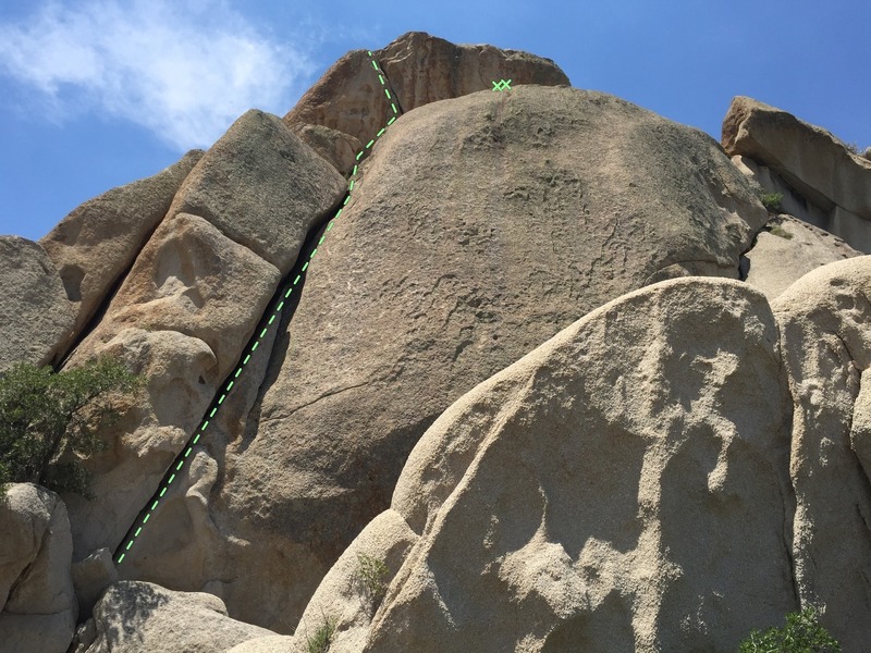 The Squirts - Our rope can be seen hanging from the chains.