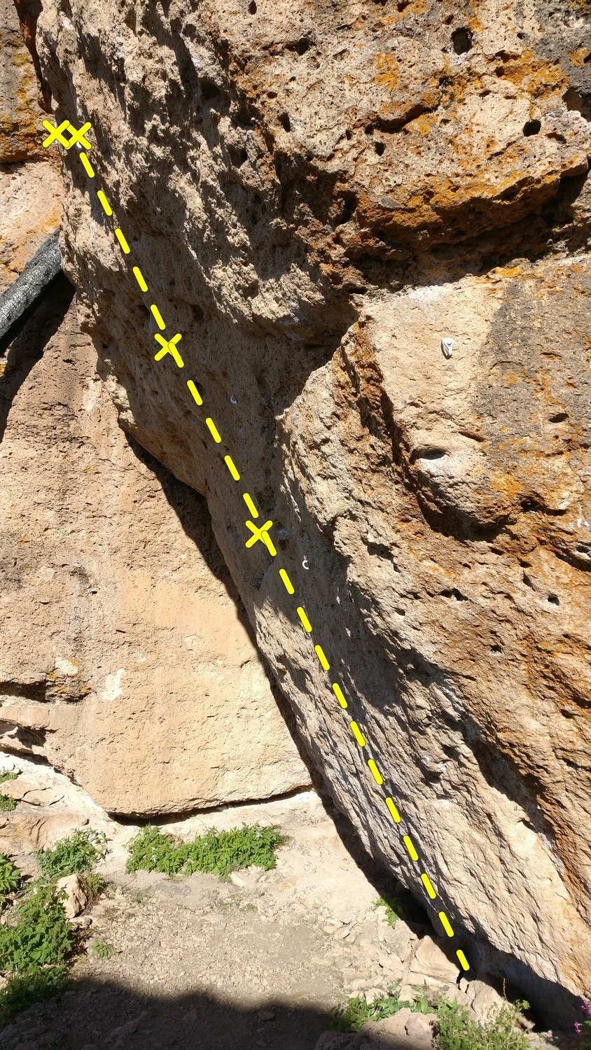 Climbing angle of Dwarf Tossing