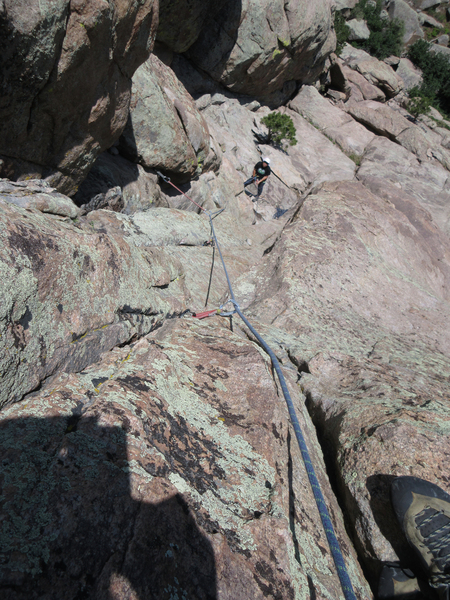 View down P2.
