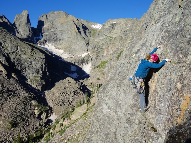 Pitch 2, easy but scenic climbing.