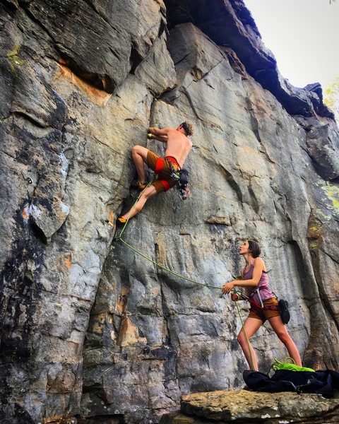 On the onsight go, photo by Jak Parker