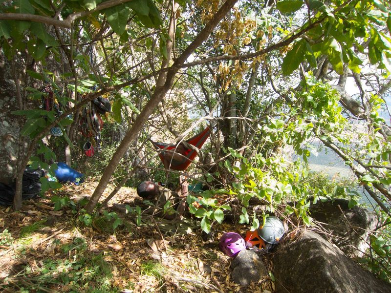 5 star bivvy at the start of the route