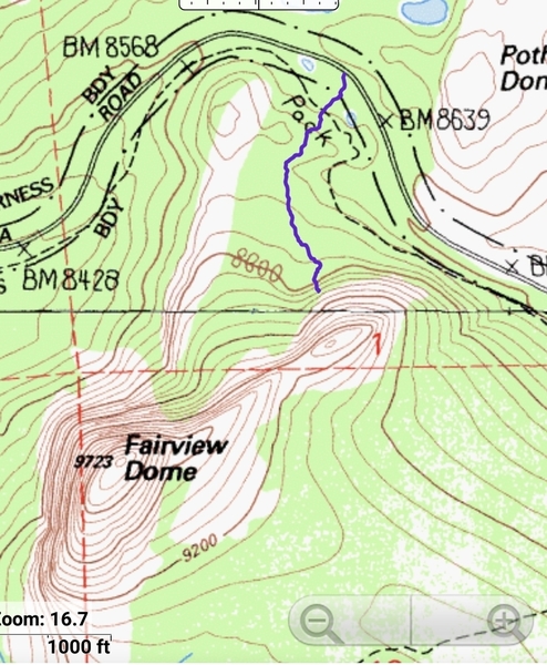 Glen aulin trail map