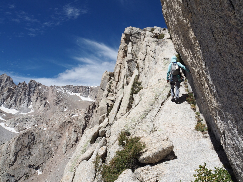 Final ramp to summit plateau