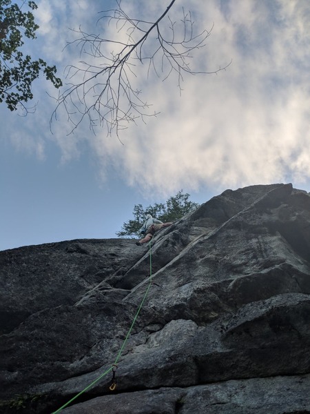 getting onto the slab at the top is hard