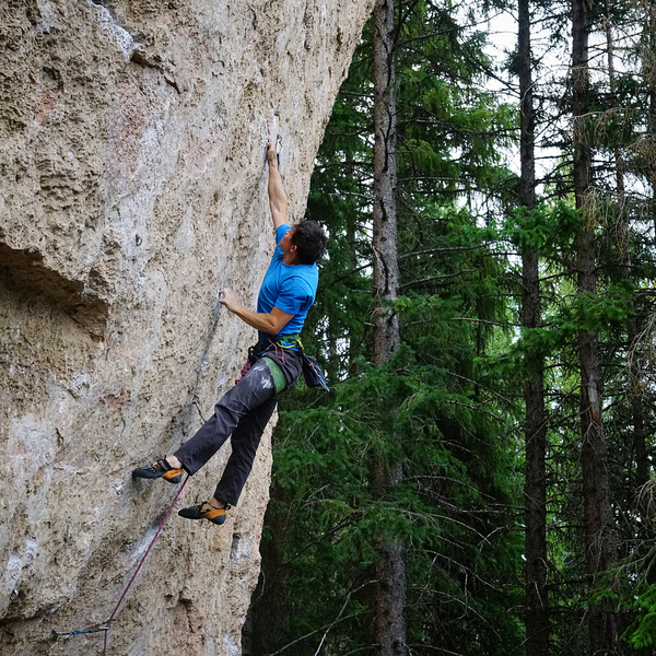 Rock Climbing in Crag 6, Ten Sleep Canyon