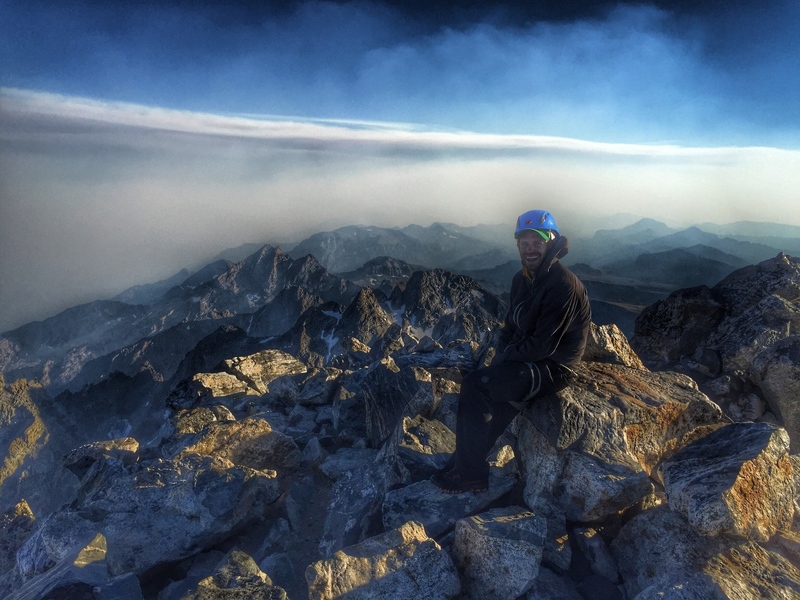 Top of Grand Teton: Half way through Traverse