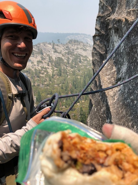 CA climbing: smoke, stoke and belay burritos