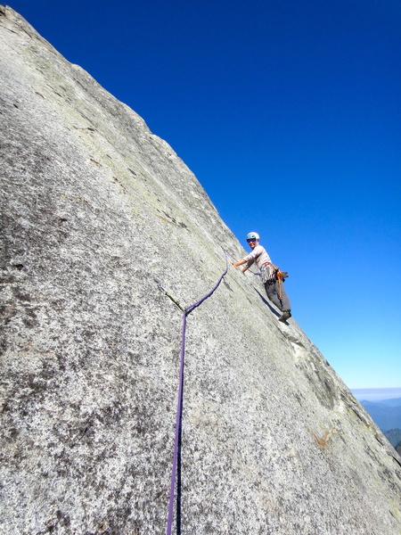 Sharon on the friction slab of P1