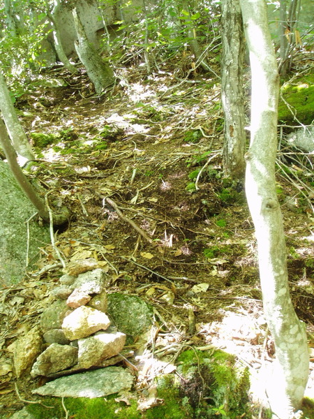 Cairn and path to Dark Passenger area