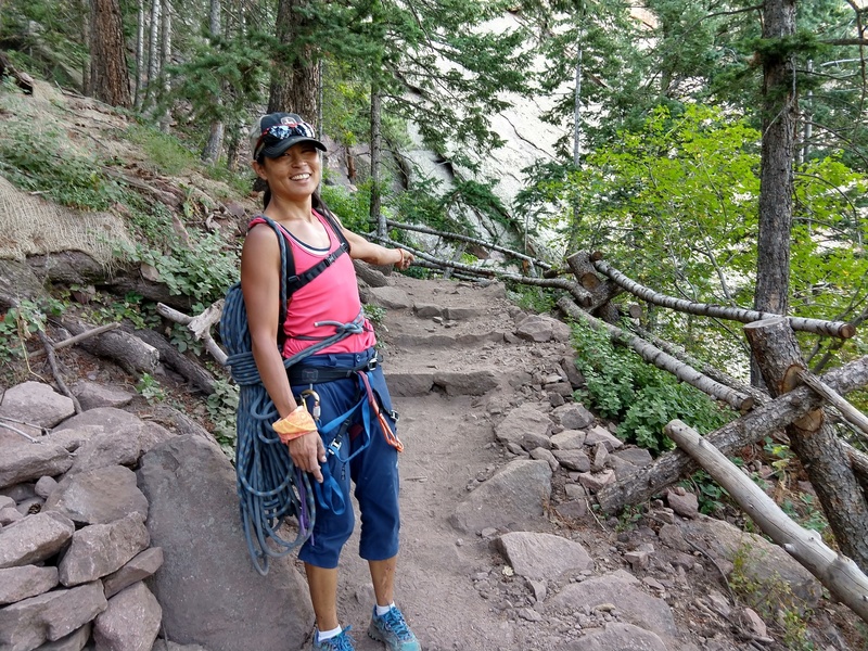 This is the split rail fence mentioned in the approach beta. When it ends is where you exit the trail to the right and enter the gully at the base of the First Flatiron.