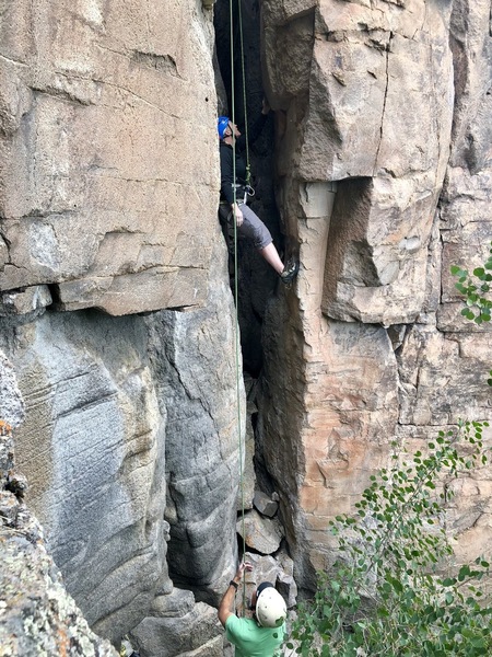 The start of this climb is a grunt!