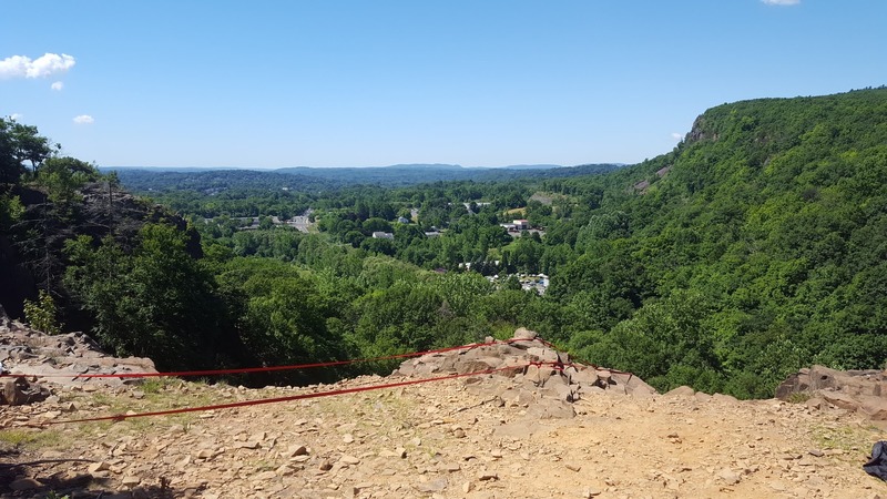 Looking SSW towards Suburban Marine standing near the top of Pegasus