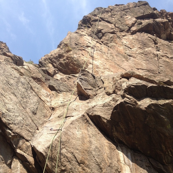 A rope on the climb.