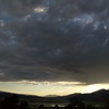 Storm clouds over Baldwin Lake, San Bernardino Mountains
