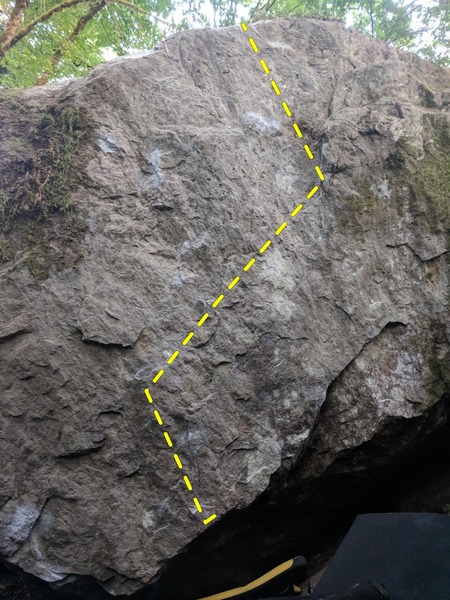 Facing 2 blows, 1 stroke. Octernal's right hand crimp is visible in the bottom left.