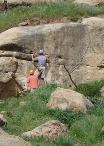 Always be safe bouldering!