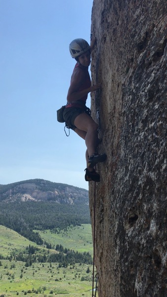 Erica on the opening easier section