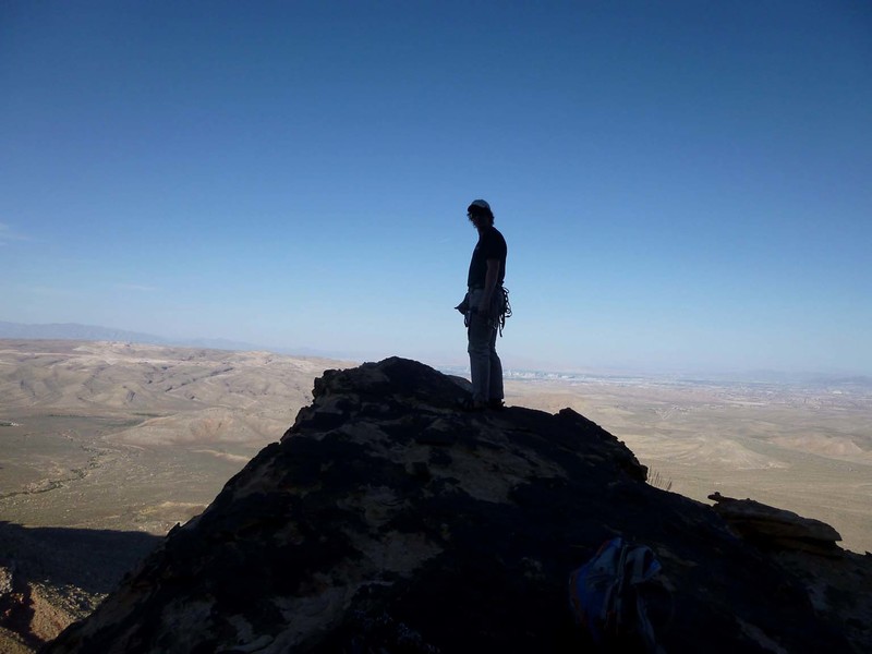 The top of the Nightmare Point buttress.