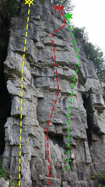 Routes from L to R: Nicorette, Weak and Fat Will Work for Asparagus, Enchiridion