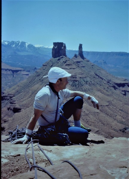 Paul Ross on the Summit 1995 with Andy Ross