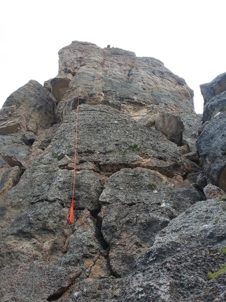 Rope hanging on Stairway to Heaven.