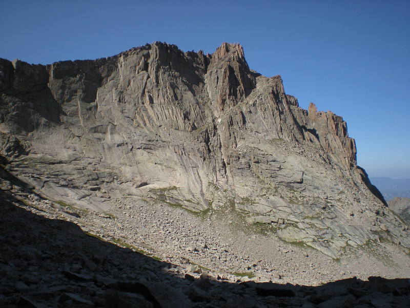 The Sweeping East Face of the Arrowhead as seen from McHenry's Peak.