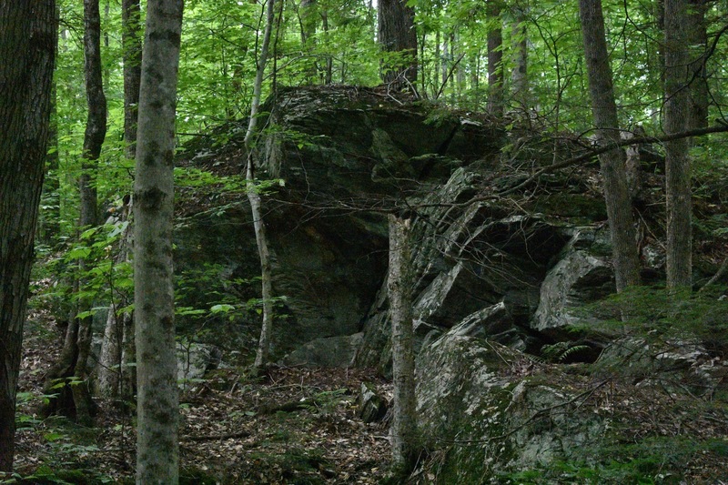 Some rocks further up the trail from Creature (on the path walking out to the quarries)
