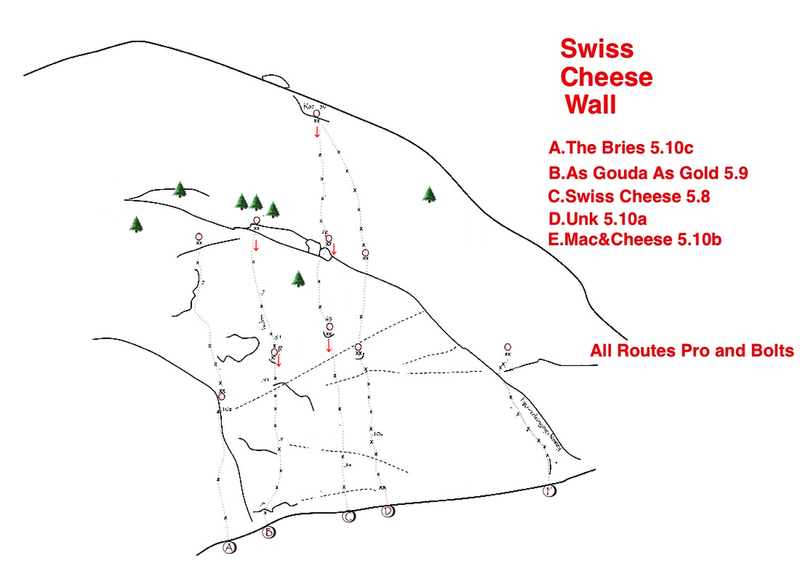 Rock Climbing in Swiss Cheese Wall, Western Sierra