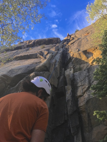 The first stretch makes for a fairly vertical 5.7